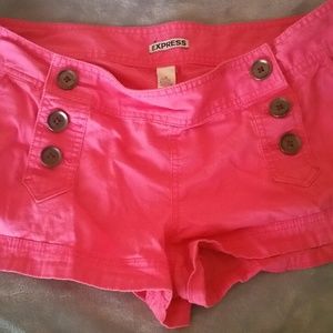 Express pink sailor shorts - size 10